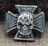 Ring Eisernes Kreuz, Gr. 55-68 (edektk) - Edelstahl