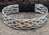 Armband Flechtmuster 3 - Silber