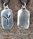 Anhänger 155 Rune Algiz - Silber
