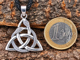 Keltenknoten 325 mit Schlangenkette - Silber
