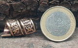 Bartperle Runen 8 mm - Bronze