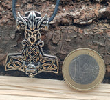 Thorshammer 245 mit Königskette - Silber