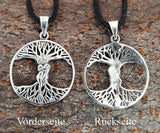 Lebensbaum 208 mit Schlangenkette - Silber