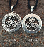 Triskele 231 mit Schlangenkette - Silber