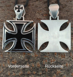Eisernes Kreuz 102 mit Königskette - Edelstahl