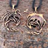 Anhänger 136 Drache - Bronze