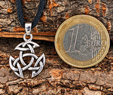 Keltischer Knoten 107 mit Schlangenkette - Silber