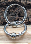 Klappcreole silberne 16 x 2,5 mm - Edelstahl kcsi14