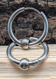 Klappcreole silberne 16 x 2,5 mm - Edelstahl kcsi14