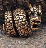 Bartperle Drache 8 mm - Bronze