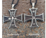 Eisernes Kreuz 169 mit Panzerkette - Edelstahl
