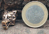 Bartperle Wolf 8 mm - Bronze