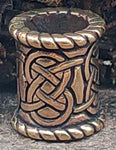 Bartperle Keltenknoten 8 mm - Bronze