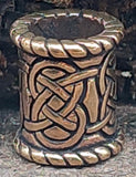 Bartperle Keltenknoten 8 mm - Bronze