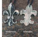 Fleur-de-Lis 14 mit Panzerkette - Edelstahl