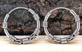 Unisex Ohrringe aus 925 Silber – zeitlos & hochwertig | Bali Creole CR.48