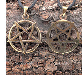 Anhänger 190 Pentagramm - Bronze
