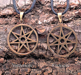 Anhänger 188 Heptagramm - Bronze