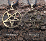 Anhänger 191 Pentagramm - Bronze