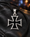 Eisernes Kreuz 39 mit Schlangenkette - Silber