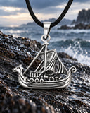 Anhänger 240 Wikinger-Schiff - Silber