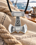 Axt 154 mit Schlangenkette - Silber