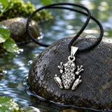 Frosch 114 mit Korbkette - Silber