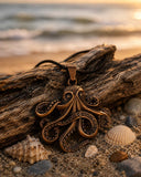 Anhänger 205 Oktopus - Bronze
