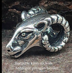 Bartperle Widderkopf - Silber