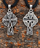 Keltenkreuz 106 mit Schlangenkette - Silber