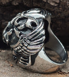 Ring Totenkopf, Gr. 60-71 (tk20) - Edelstahl