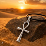 Ankh 172 mit Schlangenkette - Silber