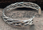 Armband Flechtmuster 1 - Silber