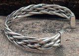 Armband Flechtmuster 1 - Silber