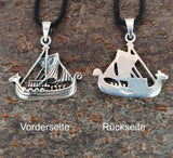 Anhänger 240 Wikinger-Schiff - Silber