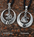 Anubis 365 mit Schlangenkette - Silber