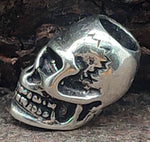 Bartperle Totenkopf - Silber