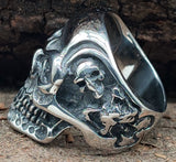 Ring Totenkopf, Gr. 58-71 (tk34) - Edelstahl