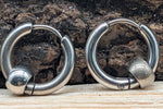 Klappcreole silbern 16mm  - Edelstahl kcsi10