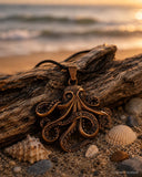 Anhänger 205 Oktopus - Bronze