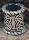 Bartperle Keltenknoten 8 mm - Silber