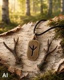 Anhänger 101 Algiz - Bronze
