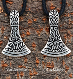 Axt 43 mit Korbkette - Silber