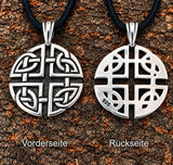 Keltischer Knoten 109 mit Schlangenkette - Silber