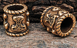 Bartperle Thorshammer 8 mm - Bronze