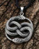 Schlangen 330 mit Schlangenkette - Silber