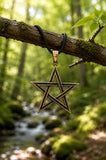 Anhänger 192 Pentagramm - Bronze