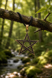 Anhänger 192 Pentagramm - Bronze
