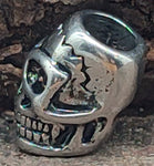 Bartperle Totenkopf - Edelstahl Nr. 1007