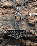 Thorshammer 225 mit Königskette - Silber